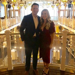 Privacy Please- velvet MIDI dress in burgundy